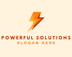 Electric Power Bolt logo design