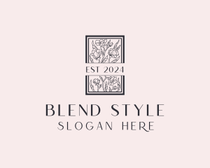 Floral Wedding Styling logo design