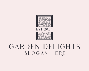 Floral Wedding Styling logo design