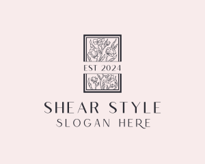 Floral Wedding Styling logo design