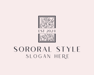 Floral Wedding Styling logo design