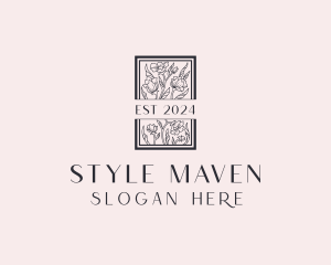 Floral Wedding Styling logo design