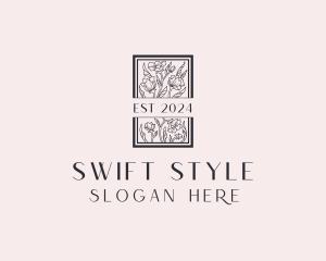 Floral Wedding Styling logo design