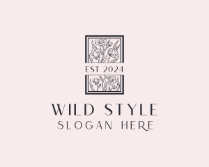 Floral Wedding Styling logo design