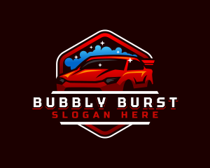 Bubbles Car Wash logo design