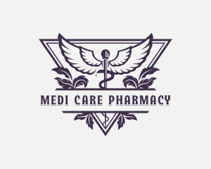 Caduceus Wellness Pharmacy logo design