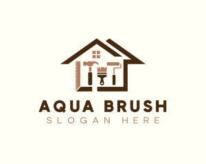 House Builder Renovation logo design