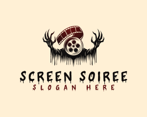 Film Horror Ghoul  logo design