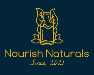 Natural Kombucha Jar logo