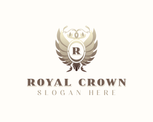 Royal Crown Wings logo design