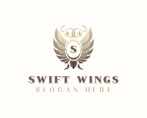 Royal Crown Wings logo design