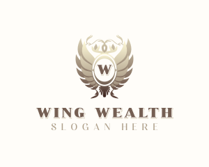 Royal Crown Wings logo design