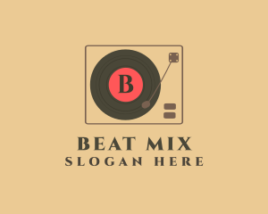 DJ Vinyl Disk logo design