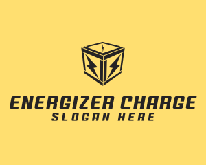 Power Electric Charge Voltage logo design