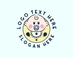 Cute Baby Boy Cartoon logo