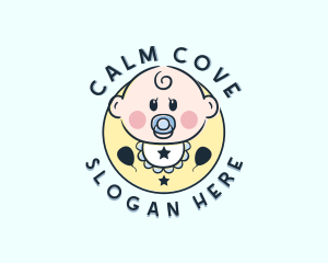 Cute Baby Boy Cartoon logo