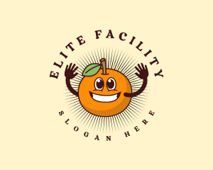 Orange Citrus Fruit Logo