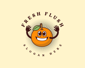 Orange Citrus Fruit logo design