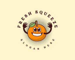 Orange Citrus Fruit logo design