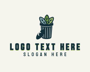 Leaf Trash Can  logo