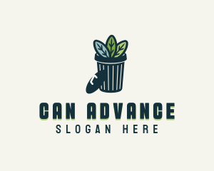 Leaf Trash Can  logo
