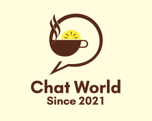 Lemon Tea Chat  logo design