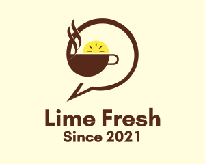 Lemon Tea Chat  logo design