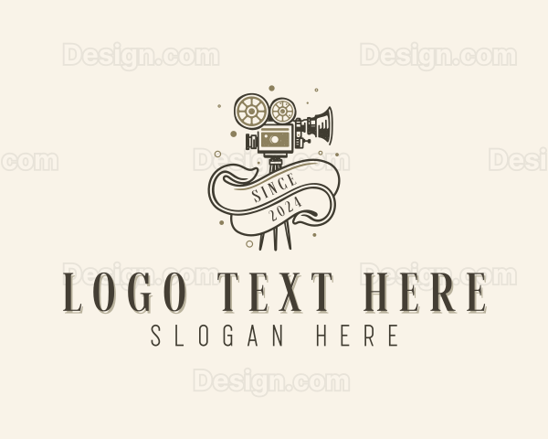 Videography Film Camera Logo