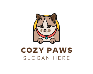 Cute Pet Cat logo