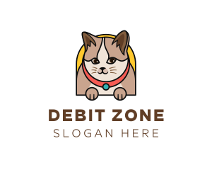 Cute Pet Cat logo design