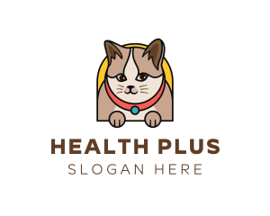 Cute Pet Cat logo design