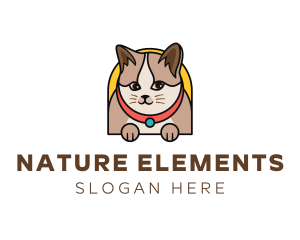 Cute Pet Cat logo design