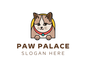 Cute Pet Cat logo