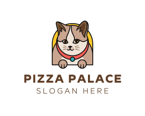 Cute Pet Cat logo design