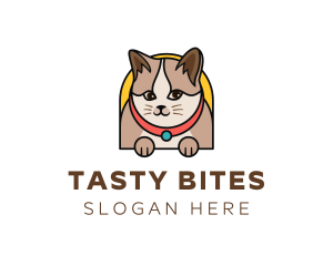 Cute Pet Cat logo