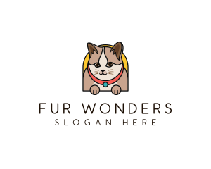 Cute Pet Cat logo