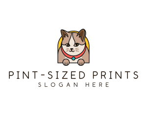 Cute Pet Cat logo