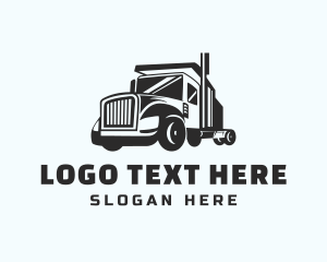 Trailer - Trailer Truck Logistics logo design