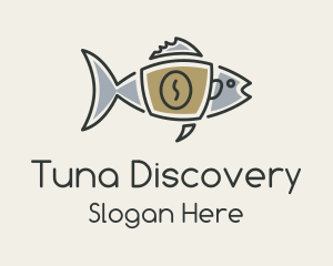 Tuna Fish Coffee Cup logo