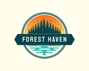 Forest Lake Sunrise logo design