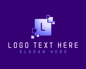 Graphics - Square Tech Pixel logo design