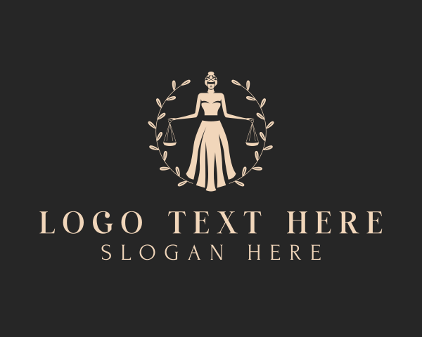 Woman Legal Scale logo