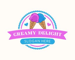  Ice Cream Cone logo