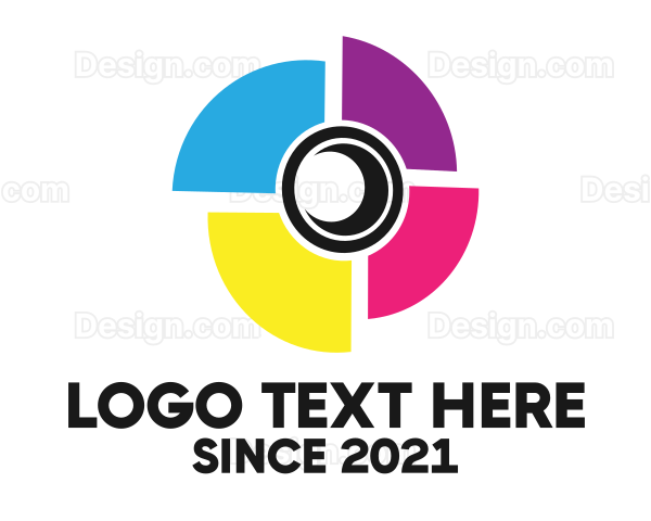 Photography Camera Lens Logo