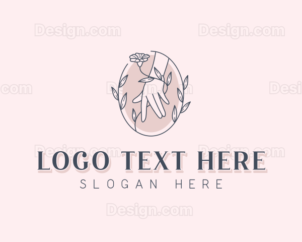 Floral Beauty Salon Logo