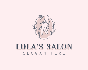 Floral Beauty Salon logo design