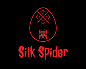 Red Spider Web Egg logo