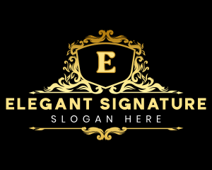 Premium Elegant Crest logo design