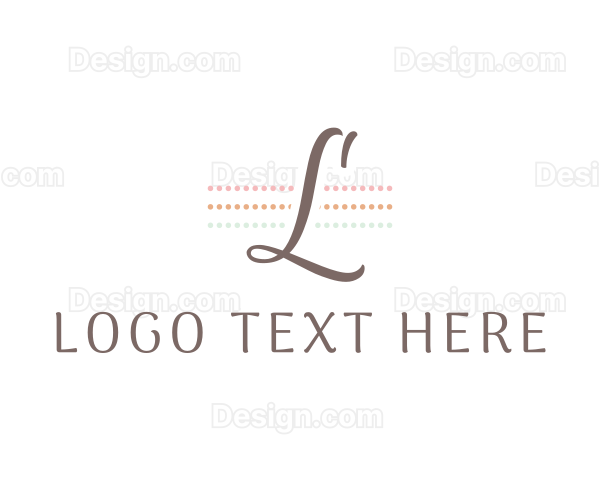 Feminine Elegant Script Logo