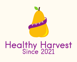 Pear Fruit Diet  logo design